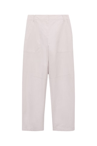 Pantalon wideleg coutures décoratives - Lilas