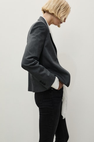 Jean skinny taille normale - Noir