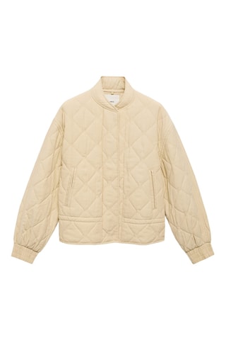 Veste bomber matelassée - Jaune