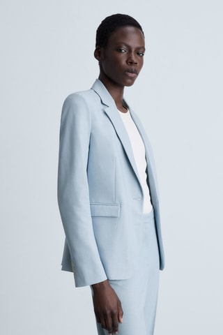 Pantalon droit costume - Bleu clair