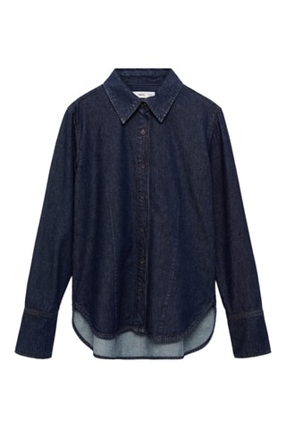 Chemise en jean rinse wash - Bleu