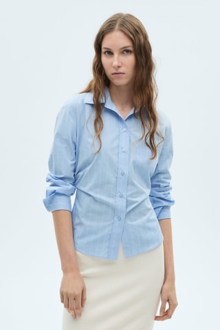 Jupe midi maille fine - Ecru