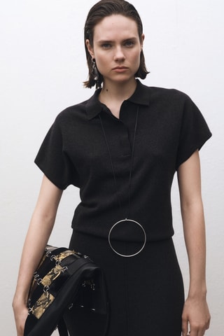 Jupe midi laine mélangée - Anthracite