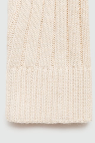 Pull-over maille côtelée - Gris clair