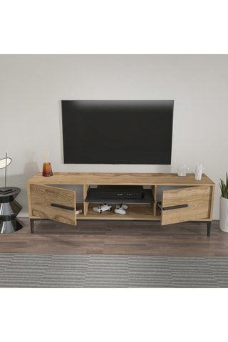 Meuble TV 2 portes Eslem - 120 x 43,6 x 29,6 cm