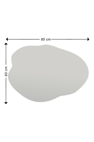 Miroir - Noir - 60 x 85 x 2 cm