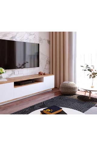 Meuble TV 3 tiroirs - 180 x 44,6 x 44,5 cm