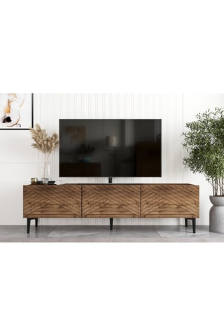 Meuble TV 3 abattants Felix - 160 x 44,1 x 31,4 cm