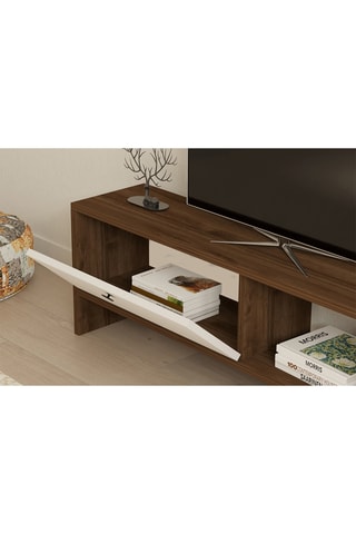 Meuble TV 1 abattant Gaye - 120 x 36,8 x 25 cm