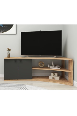Meuble TV 2 portes Termera - 138 x 48,6 x 67,7 cm