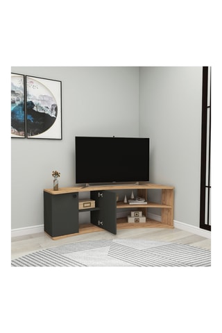 Meuble TV 2 portes Termera - 138 x 48,6 x 67,7 cm