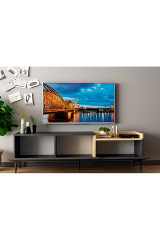 Meuble TV 3 portes Anthracite