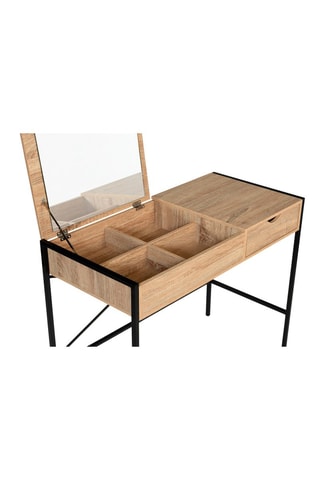 Coiffeuse et tabouret Alana - 83 x 75,5 x 39,5 cm / 35 x 40,5 x 35 cm