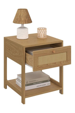 2 tables de chevet 1 tiroir Erin - 40 x 48 x 40 cm