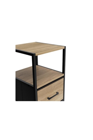 2 tables de chevet 1 tiroir Iris - 30 x 50 x 30 cm