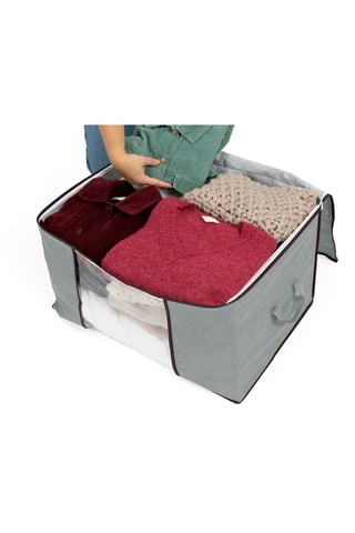 3 housses de rangement grand format  - Gris foncé - 90 l