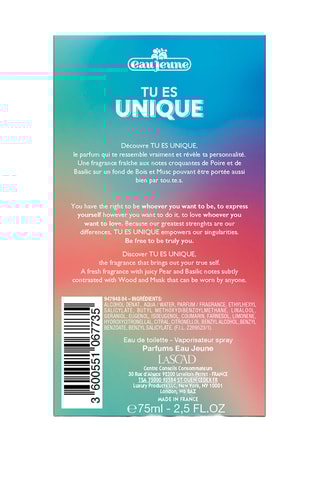 Tu es unique Eau Jeune - Eau de Toilette 75 ml