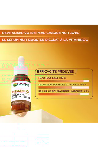Sérum noite Booster de brilho Vitamina C - 30 ml