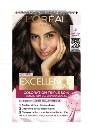 Excellence Crème Haarkleuring - N° 3 Donkerbruin - 1035 ml