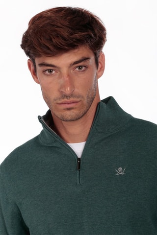 Camisola - Verde-escuro