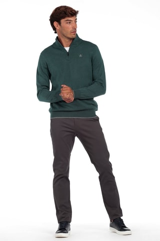 Camisola - Verde-escuro