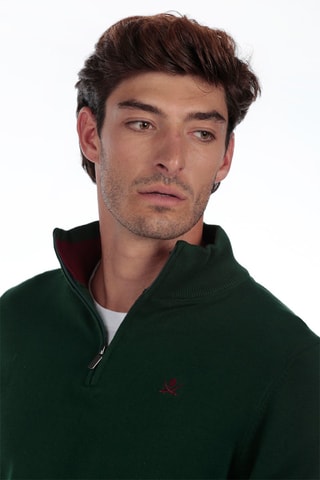 Camisola - Verde-escuro