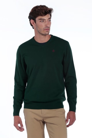 Camisola - Verde-escuro