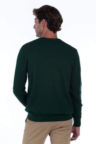 Camisola - Verde-escuro