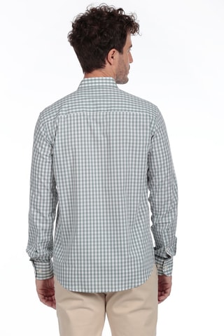 Camisa - Verde-claro e branco