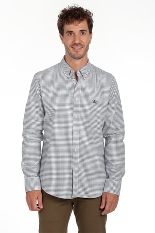 Camisa - Branco e verde