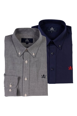 2 camisas - Cinzento