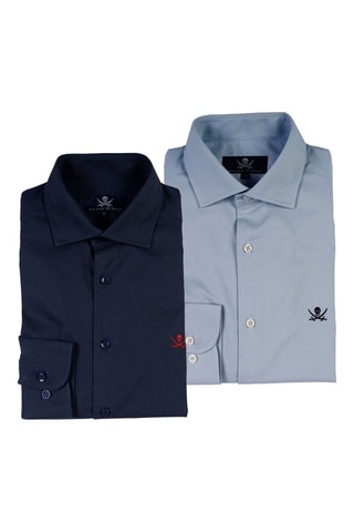 2 camisas - Azul-celeste