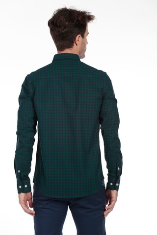 Camisa - Verde e azul-marinho