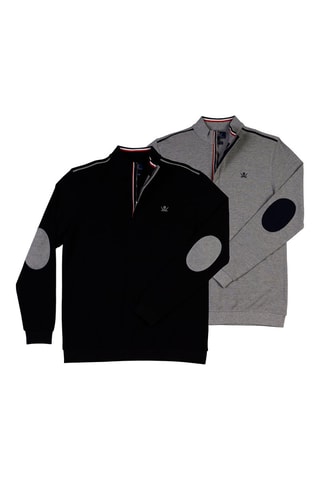 2 polos - Cinzento e preto