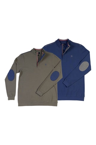 2 polos - Azul e caqui