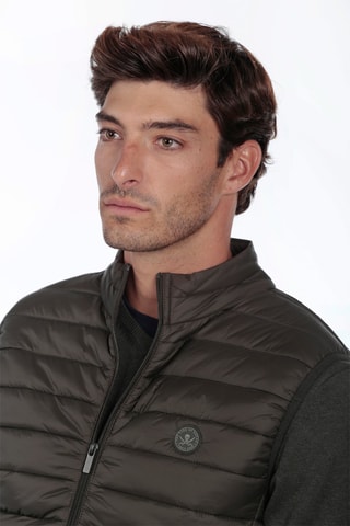 Colete acolchoado - Caqui