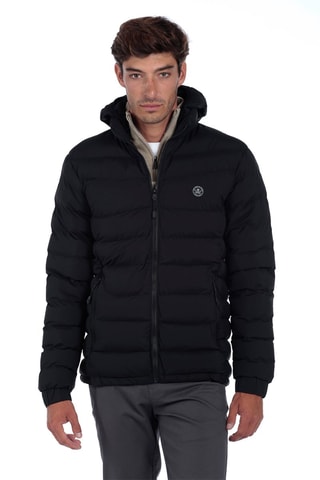 Blusão com capuz - Preto