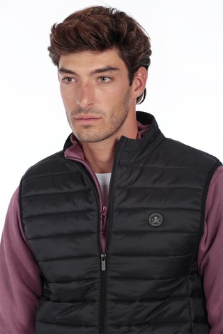 Colete acolchoado - Preto