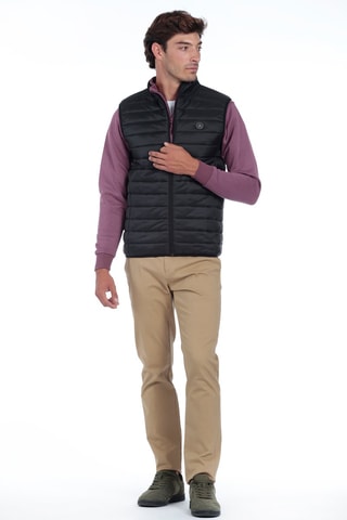 Colete acolchoado - Preto