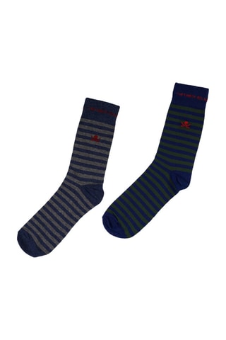 2 pares de meias - Azul