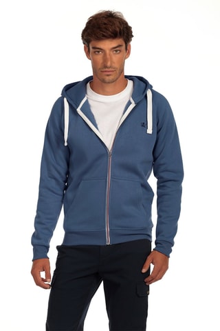 Sweat com capuz - Azul