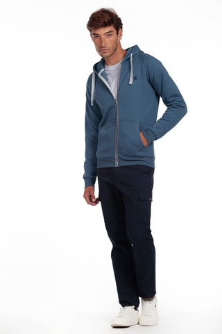 Sweat com capuz - Azul