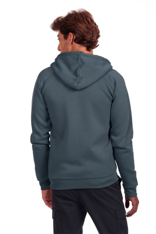 Sweat com capuz - Azul-cinza