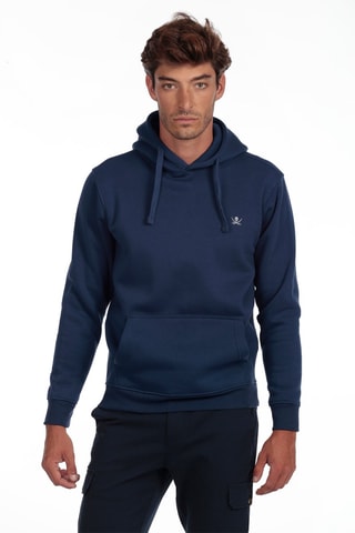 Sweat com capuz - Azul-marinho