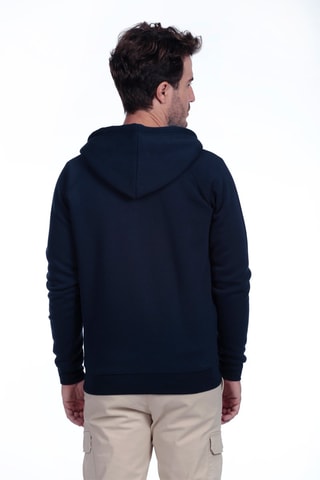 Sweat com capuz - Azul-marinho