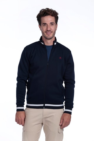 2 sweats - Azul-marinho e cinzento-claro