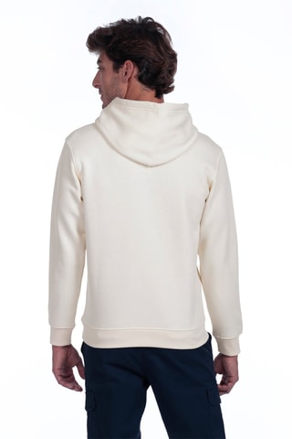 2 sweats com capuz - Cru e azul-marinho