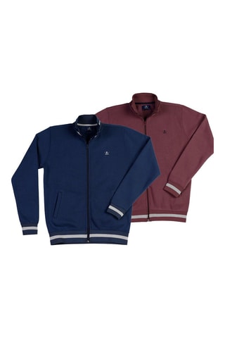 2 sweats - Azul e bordô