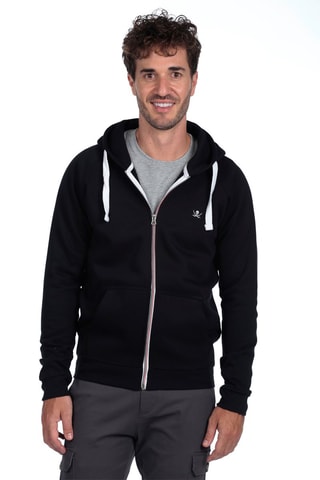 2 sweats com capuz - Preto e azul