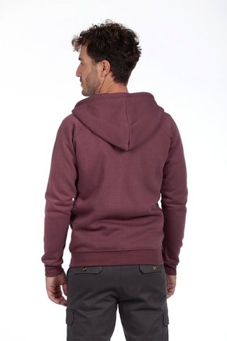 2 sweats com capuz - Bordô e azul-petróleo